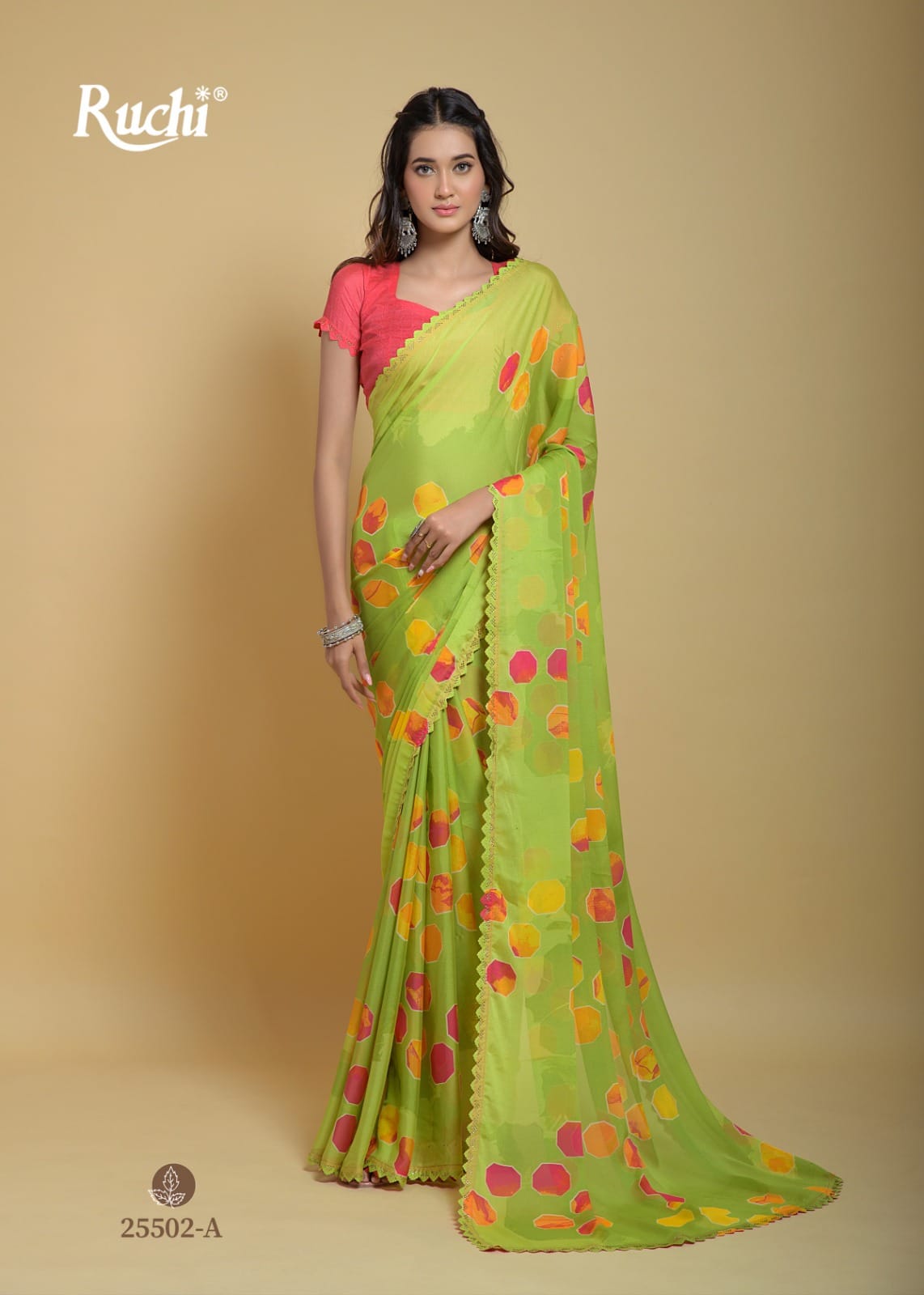  Raagsutra By Ruchi Silk Georgette Printed Sarees Catalog